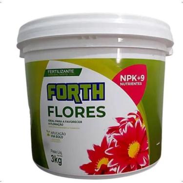 Imagem de Adubo Fertilizante Forth Flores 3kg Completo Jardineira
