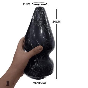 Imagem de Plug Cu Anal Gigante com Ventosa Arrombador de Anus Sexo - Discretta
