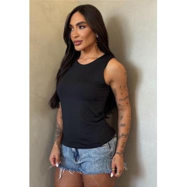 Imagem de Regata Zara em Suplex de Poliamida para Conforto e Estilo, G, 1 unidad