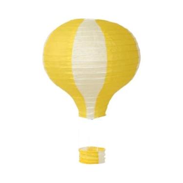 Imagem de Lanternas De Papel Em Forma De Balão De Ar Quente DIY De 12 Polegadas 
