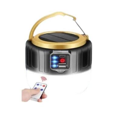 Imagem de Lanterna LED Solar Recarregável USB Para Camping, Luzes De Emergência 