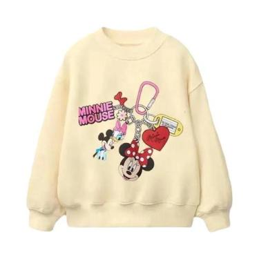 Imagem de Moletom Infantil De Manga Comprida Com Estampa Da Minnie, Moletom Com 
