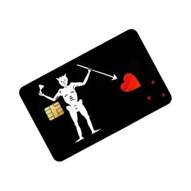 Imagem de Adesivos Impermeáveis Com Tema Pirata Para Cartões De Crédito - 4 Peça