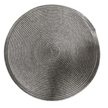 Imagem de Jogo Americano Redondo Cozinha Jantar Casa 38 Cm Kit 6 Peças - Tesla S