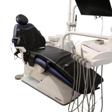 Imagem de Esteira De Massagem Vibratória Cadeira De Dentista Odontoflex Preto Ra