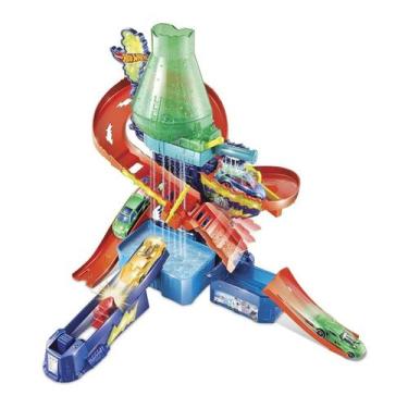 Imagem de Hot wheels city pista estação científica - mattel ccp76