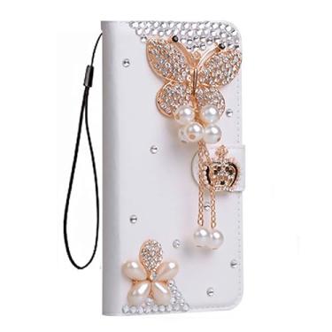 Imagem de XZDWH Capa para Samsung Galaxy A57 5G, capa protetora de couro brilhante com ranhuras para celular [suporte] [compartimentos para cartões] [fecho magnético] capa de telefone para Samsung Galaxy A57 5G