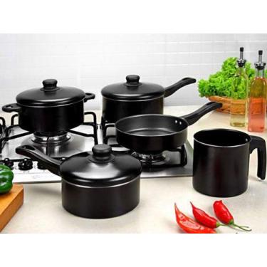 Imagem de Conjunto de Panelas Antiaderentes 5 Peças - Panelux Star Lar 1524