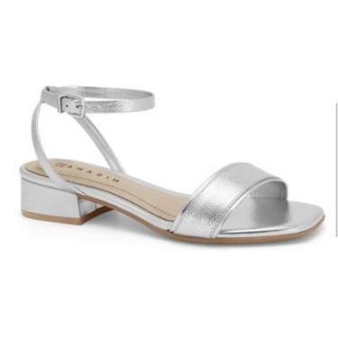 Imagem de Sandália Feminina Ramarim Saltinho Baixo Tornozelo Original Glamour Festa Conforto-Feminino
