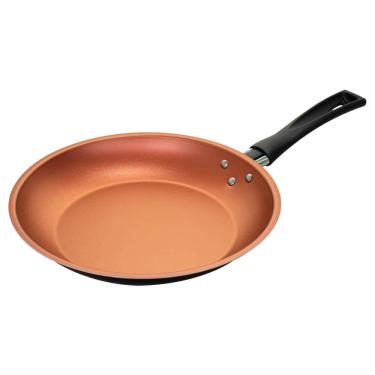 Imagem de Frigideira Antiaderente Pro-Flon Topázio Preto 22cm - Brinox