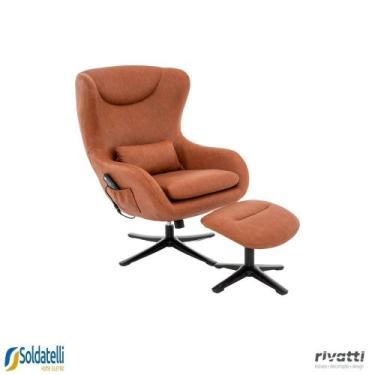 Imagem de Poltrona de Massagem Nevada PU Fendi ou PU Caramelo - Rivatti, Caramel