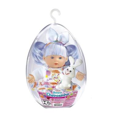 Imagem de Boneca Bebê Cheirosinha No Ovo Páscoa 595 - Lider Brinquedos, Algodão 