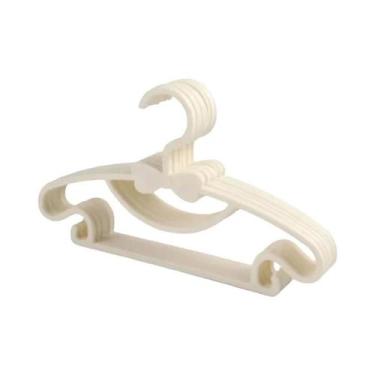 Imagem de Cabides De Plástico Para Crianças, Pacote Com 10, Organizador De Roupa