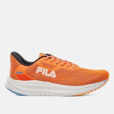 Imagem de Tênis Fila Fastness Masculino, Laranja, Azul, 41