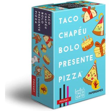 Imagem de Taco Chapéu Bolo Presente Pizza PaperGames PPG-J060