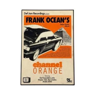 Imagem de Pôster Em Tela Do Álbum Blond Do Frank Ocean, Artista De Música Pop, D