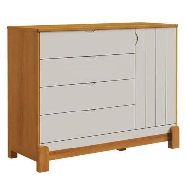 Imagem de Cômoda Sapateira Lótus Liso Areia Savana - Reller