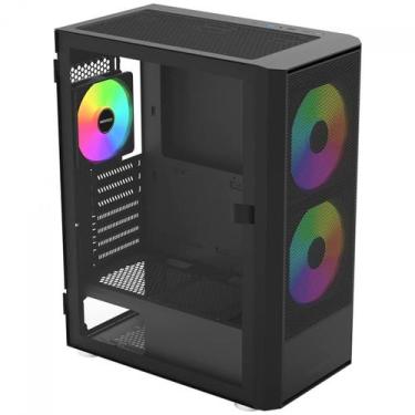 Imagem de Gabinete Gamer Montech X2 Plus, Vidro Temperado, Mid Tower, ATX, Com 3