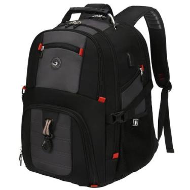 Imagem de Mochila de Viagem SHRRADOO Extra Large 50L com Porta USB para Laptop