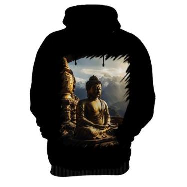 Imagem de Blusa de Frio Estátua de Buda Iluminado Religião 4 - Kasubeck Store, M