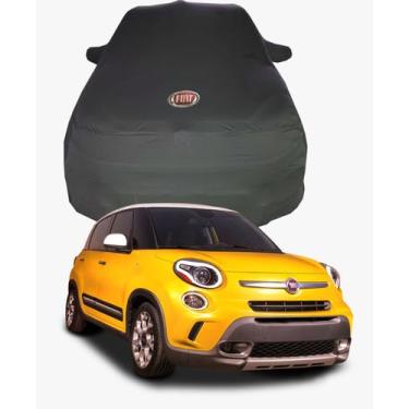 Imagem de Capa de Carro Fiat 500 Tecido  Lycra Premium - Cadilhe Capas, Preto