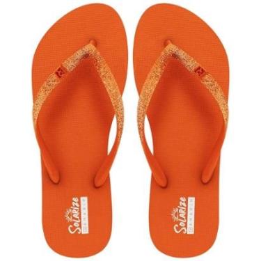 Imagem de Chinelo Ramarim Solarize Feminino Glitter Bico Arredondado Cor:;Tamanho:35/36-Feminino