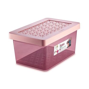 Imagem de Organizador Plástico Multiuso Hana para Organização de Quartos, Banheiros e Salas com T...
