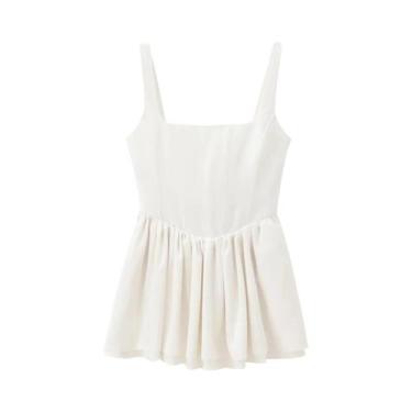 Imagem de Vestido Mini Sem Mangas E Costas Descobertas Para Mulheres, Moda Com D