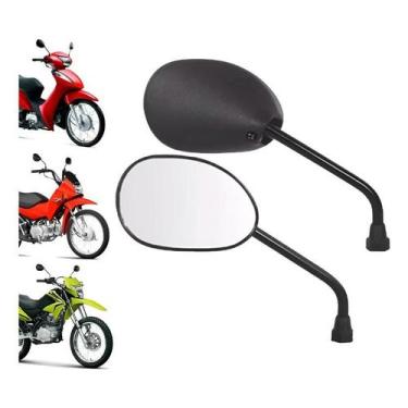Imagem de Par Espelho Retrovisor Honda Biz 125 Pop Mod Original - Grupo RGR