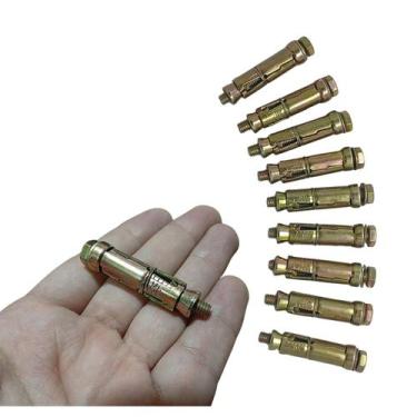 Imagem de Chumbador Parabolt M6 Aço Bicromatizado Kit 10 Peças - Pen Tech