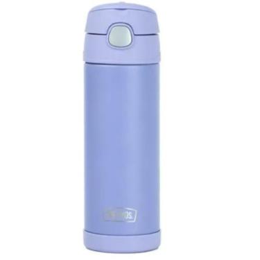 Imagem de Garrafa Térmica Infantil Adulto com Bico Thermos   Funtainer Lilás 470