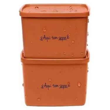 Imagem de Pote Para Congelar  Feijão,sopa, Feijoada jeitoso 800 ml Da Tupperware