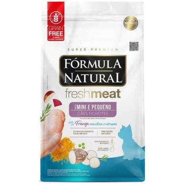 Imagem de Ração Seca Fórmula Natural Fresh Meat Cães Filhotes Raças Mini e Peque