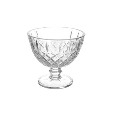 Imagem de Taça de Sobremesa de Vidro Transparente Granada EmCasa Tem 300ml - EmC