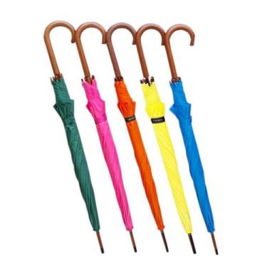 Imagem de Guarda Chuva Colorido Decoração Festa Eventos: Kit 5 Cores - L&Amp
