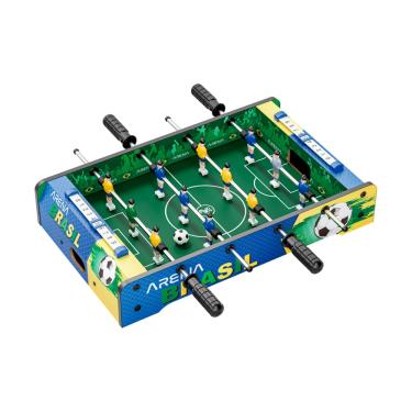Imagem de Mesa Pebolim Infantil Mini Jogo de Futebol Arena Maxi Toys