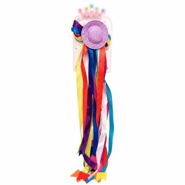 Imagem de Presilha Mini Chapéu e Fitilho Colorido para Festa Junina/Julina Arrai