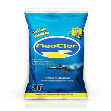 Imagem de Tratamento de Piscinas Tablete Premium com Cloração Contínua 90% Cloro