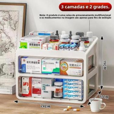 Imagem de Caixa De Armazenamento Médica Doméstica De Grande Capacidade Com Múlti