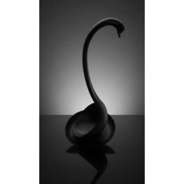 Imagem de Concha Design Cisne Com Base 28cm Preto - Congratulations Store