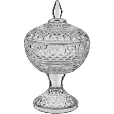 Imagem de Potiche Home&Co 17x10cm Eco Crystal Transparente Decoração para Casa S