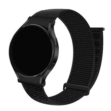 Imagem de Pulseira Nylon Loop LTIMPORTS, compativel com Galaxy Watch 6 - Galaxy Watch6 Classic - Galaxy Watch 5 - Galaxy Watch5 Pro - Galaxy Watch 4 - Galaxy Watch4 Classic (Preto)