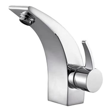 Imagem de Torneira Misturador Monocomando Banheiro Baixa 5058 Prata Luuk Young