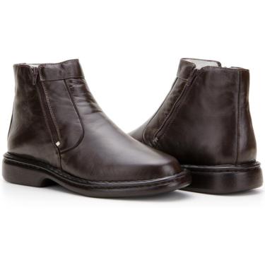 Imagem de Bota Capelli Boots Anti Estresse em Couro com Zíper Lateral Masculina