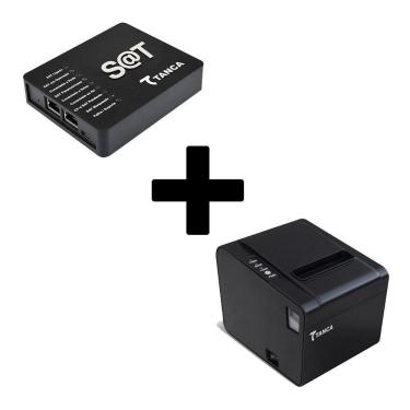 Imagem de KIT SAT Fiscal Tanca TS-1000 e Impressora Tanca TP-650 Guilhotina 3 Anos Garantia