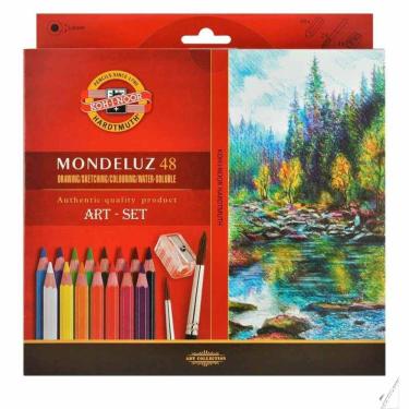 Imagem de Lapis De Cor Aquarelavel Mondeluz Com 48 Cores – Kn0037130048