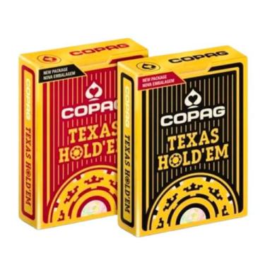 Imagem de Kit Baralho 100% Plástico Texas Holdem - Copag