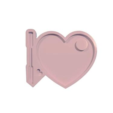 Imagem de Confeitaria dos Moldes, R201 Molde de silicone paleta maquiagem Coração resina decorar