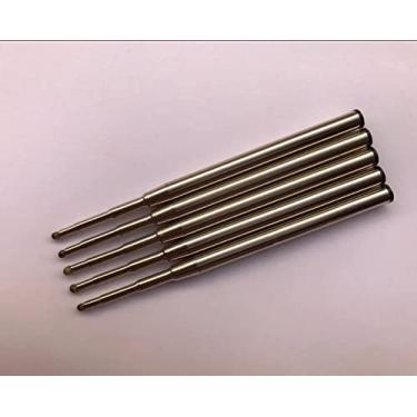Imagem de 5 Cargas Compatível com Caneta Montblanc Esferográfica Ball Pen Refill Cor Preto