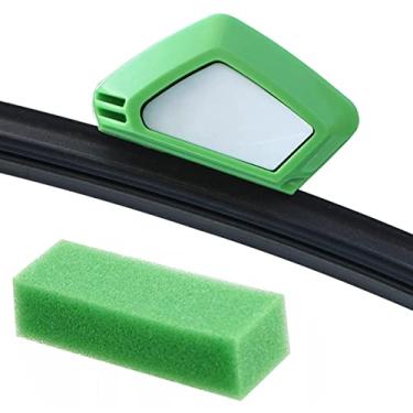 Imagem de Ferramenta de reparo de limpador de carro com 2 peças, limpador de para-brisa compacto para carro com moagem dupla face, aparador de limpador de carro versátil para Aumotobiles RVs SUVs Kot-au